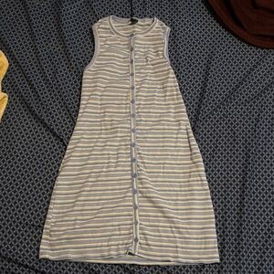 Wild Fable Blue and White Striped Dress